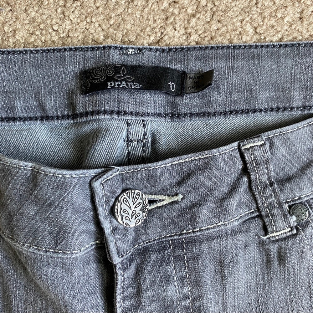PrAna Gray Skinny Jeans